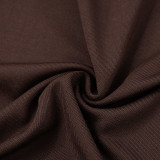 Press Pleated O Neck Shawl Mini Dress GDSF-Q25DS070