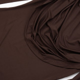 Press Pleated O Neck Shawl Mini Dress GDSF-Q25DS070