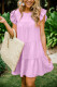 Ruffles Sleeve Loose Patchwork Casual Dress GWLS-LD201002