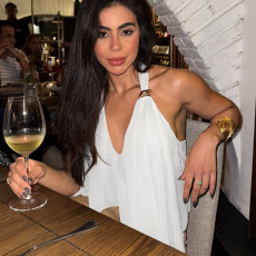 Mesh Patchwork Halterneck Irregular Top GZJQ-K25B87223