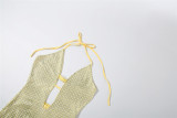 V Neck Hollow Out Backless Mini Dress GZJQ-K25D88525