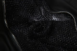 Mesh Patchwork Solid Color Hooded Top GZJQ-K25L87505