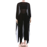 See Through Mesh Smock+Vest+Pant Three Piece Set GZJQ-K25S89478