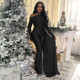 Solid Color Long Sleeve Tight Loose Jumpsuit GDSF-Q25JP441