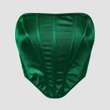 Backless Fishbone Corset Bustier Tank Top  GOMN-F09385