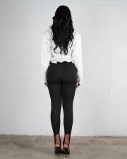 Double-breasted Lapel Tie Up Coat ZSD-0776