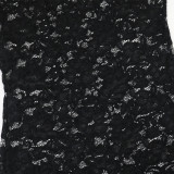 Lace Round Neck Dress+Sling Mini Dress  CYA-902185