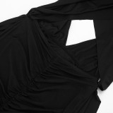 Sexy Hollow Out Backless Maxi Dress GSZM-C25DS453