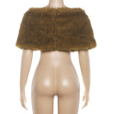 Furzzy Scarf Warm Thickened Shawl GSLF-K25N87988