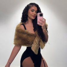 Furzzy Scarf Warm Thickened Shawl GSLF-K25N87988