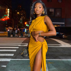 Solid Color Sleeveless Tie Up Midi Dress GSZM-D25DS565