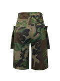 Camouflage Print Multi-pockets Casual Pants SH-391454