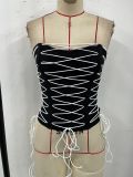 Sexy Wrap Chest Bandage Tank Top GOMN-71392