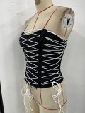 Sexy Wrap Chest Bandage Tank Top GOMN-71392