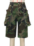 Camouflage Print Multi-pockets Casual Pants SH-391454