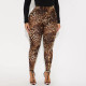 Leopard Print High Waist Tight Pants GDSF-J25PT470