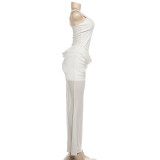 Solid Color Sleeveless Square Neck Maxi Dress GYME-K25D86960