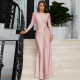 Long Sleeve Solid Color Slim Maxi Dress BLG-D4817237K