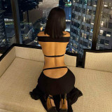 Sexy Hollow Out Backless Maxi Dress GYME-K25D89996