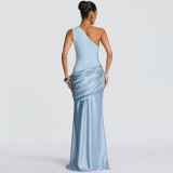 Single Shoulder Backless Sleeveless Maxi Dress GYME-K25D87839