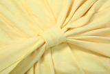Solid Color Deep V Neck Backless Maxi Dress GYME-K25D86748