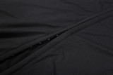 Solid Color Short Sleeve Split Maxi Dress GYME-K25D87967
