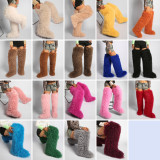 Fur Over-the-knee Snow Boots HBRS-72
