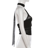 Mesh Backless See Through Tops GYME-K25B90591