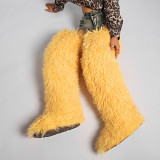 Fur Over-the-knee Snow Boots HBRS-72