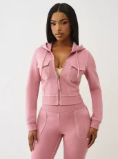 Letter Embroidery Fashion Hooded Pants Set GFCF-1433