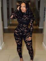 Pre Order: About 7 work days shipping Long Sleeve Hollow Out Jumpsuit YUEM-3008334