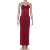 Hollow Out Backless Tassel Evening Dress GYME-K25D89978