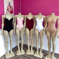 Pre Order: About 7 work days shipping Solid Color Sling Bodysuit YUEM-3008336