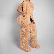 Fur Over-the-knee Snow Boots HBRS-72