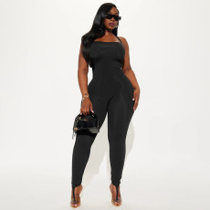 Sexy Tight Backless Tie Up Jumpsuit GDSF-J25JP486
