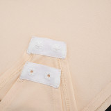 Solid Color Short Sleeve Bodysuits And Pants Suit MXBF-Y25ST546