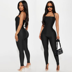 Sexy Tight Backless Tie Up Jumpsuit GDSF-J25JP486
