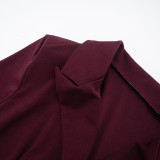 Deep V Neck Long Sleeve Ruched Mini Dress GAXB-W535DS