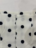 Plus Size Polka Dot Print Sling Maxi Dress GHHE-29546
