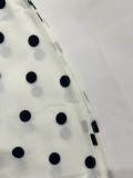 Plus Size Polka Dot Print Sling Maxi Dress GHHE-29546