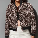 Plus Size Single Breasted Solid Color Long Sleeve Jacket GHHE-24594