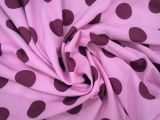 Plus Size V Neck Polka Dot Print Maxi Dress GHHE-29699