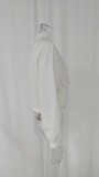 Plus Size Single Breasted Solid Color Long Sleeve Jacket GHHE-24594