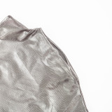 Sleeveless See Through Mini Dress GDSF-Q25DS454