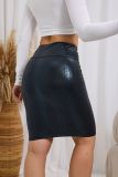 Faux Crocodile Skin Bodycon Skirts GFMA-TE25086