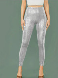 PU Leather Snake Print Pants GFMA-0415