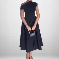 Plus Size Slash Neck Sleeveless Maxi Dress GHHE-29389