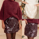 Fashion Sequin High Waist Skirt GOLB-SU4272