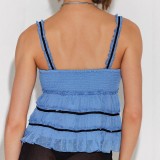Sexy Tie Up Hollow Out Sling Tops GOLB-SU4257