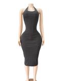 Sleeveless Backless Maxi Dress GFCF-1218